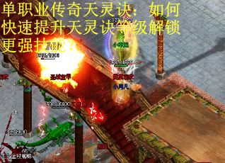 單職業傳奇天靈訣：如何快速提升天靈訣等級解鎖更強技能？