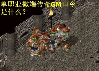 單職業(yè)微端傳奇GM口令是什么？