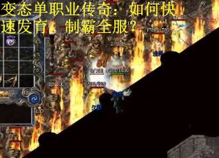 變態單職業傳奇：如何快速發育，制霸全服？